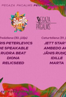 Summer Sound PRIEKŠ-SPĒLE Pegaza Pagalmā