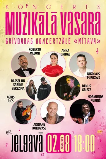 Koncerts MUZIKĀLĀ VASARA