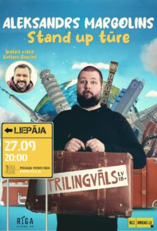Aleksandrs Margolins “Trilingvāls” / Stand Up izrāde Liepājā