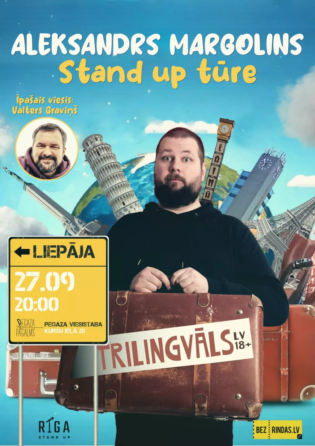 Aleksandrs Margolins “Trilingvāls” / Stand Up izrāde Liepājā