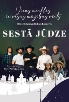 Sestā Jūdze dvēseliski akustiskā Ziemassvētku koncertā VIENS MIRKLIS IR VISAS MŪŽĪBAS VĒRTS