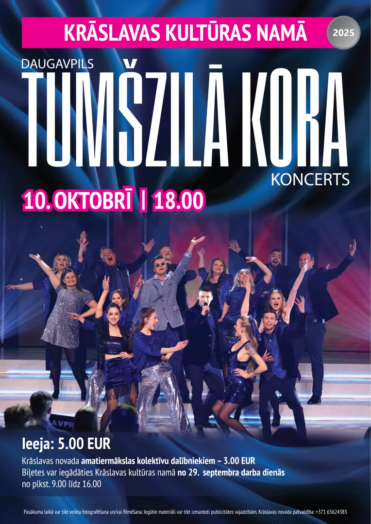 Daugavpils Tumšzilā kora koncerts