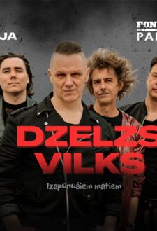 DZELZS VILKS koncertā “Izspūrušiem matiem”