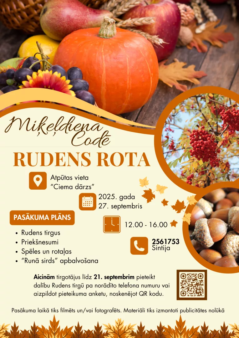 Miķeļdiena Codē ''Rudens rota''