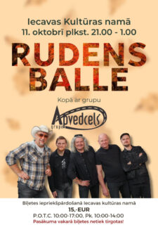 Rudens balle kopā ar grupu ''Apvedceļš''