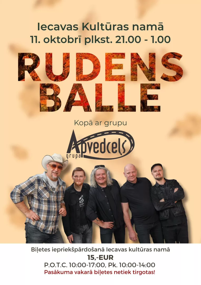 Rudens balle kopā ar grupu ''Apvedceļš''