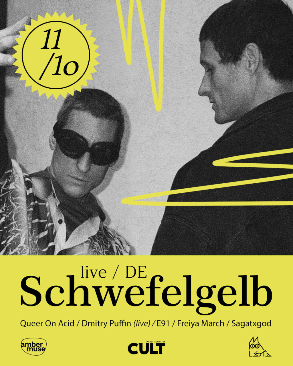 Amber Muse x Schwefelgelb (DE) live / 11 Oct