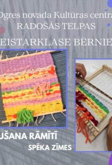 Meistarklase bērniem AUŠANA. BURTA VAI SPĒKA ZĪMES IEAUŠANA SIENAS DEKORĀ