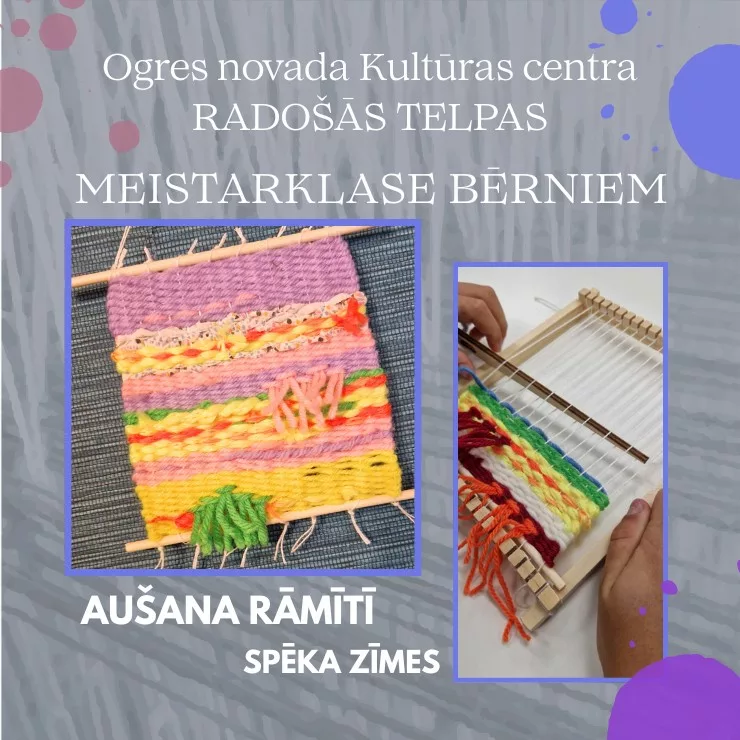 Meistarklase bērniem AUŠANA. BURTA VAI SPĒKA ZĪMES IEAUŠANA SIENAS DEKORĀ