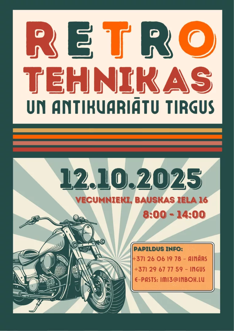 Retro tehnikas un antikvariātu tirgus