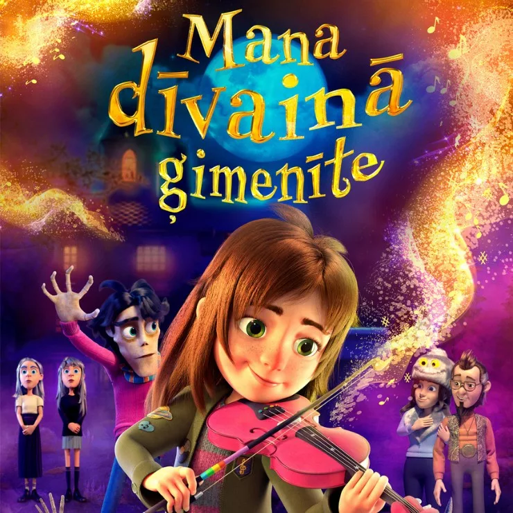 Animācijas filma MANA DĪVAINĀ ĢIMENĪTE