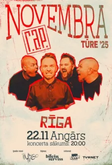 Alternatīvā roka apvienības R.A.P. Novembra tūre Rīgā