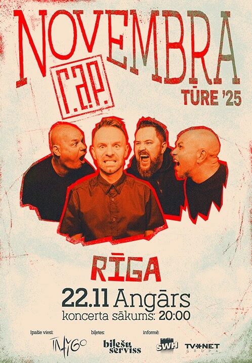 Alternatīvā roka apvienības R.A.P. Novembra tūre Rīgā