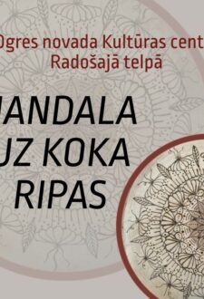 Meistarklase MANDALA UZ KOKA RIPAS