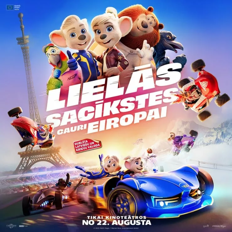 Animācijas filma LIELĀS SACĪKSTES CAURI EIROPAI
