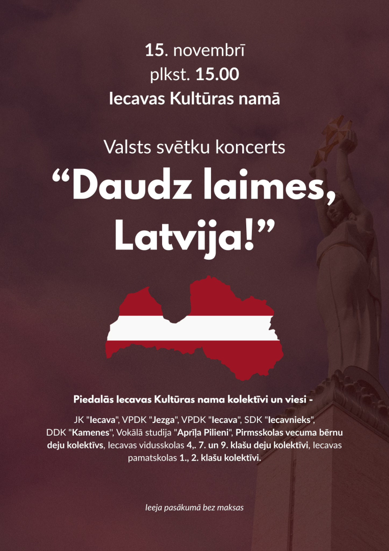 Valsts svētku koncerts ''Daudz laimes, Latvija!''