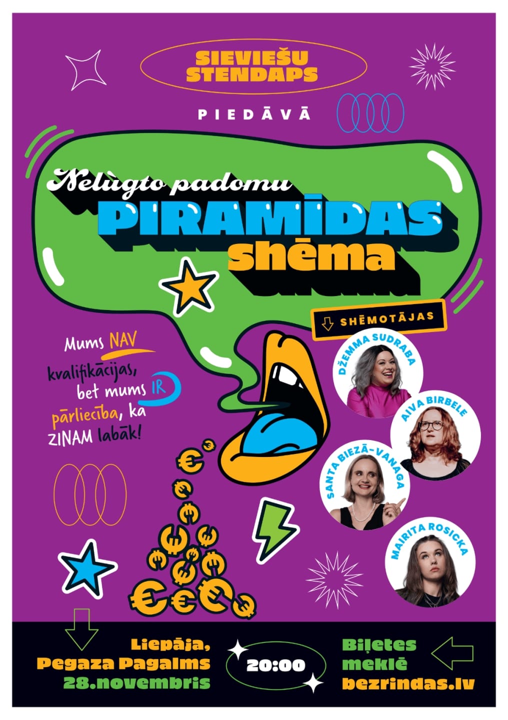 Sieviešu Stendapa “Nelūgto padomu piramīdas shēma”