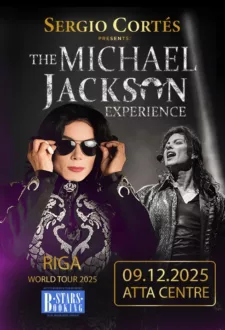 Sergio Cortes 'Live Tribute Show: Michael Jackson' (PĀRCELTS NO 06.06.2025)