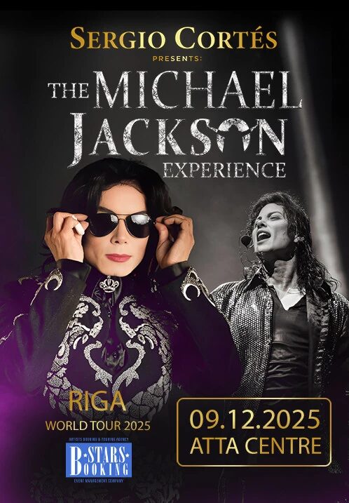 Sergio Cortes 'Live Tribute Show: Michael Jackson' (PĀRCELTS NO 06.06.2025)