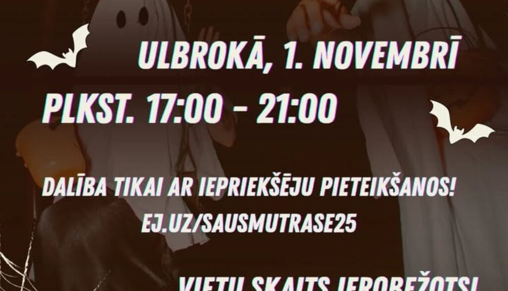 Helovīna šausmu trase Ulbrokā