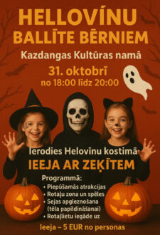 Helovīnu ballīte bērniem
