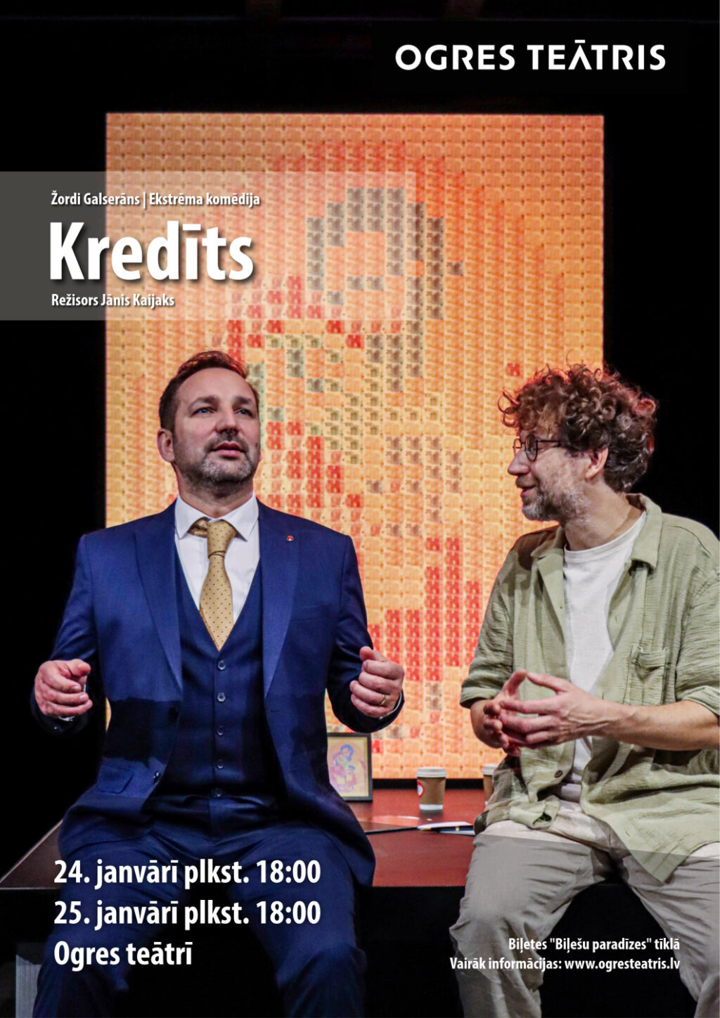 Ekstrēma komēdija KREDĪTS | Ogres teātra izrāde