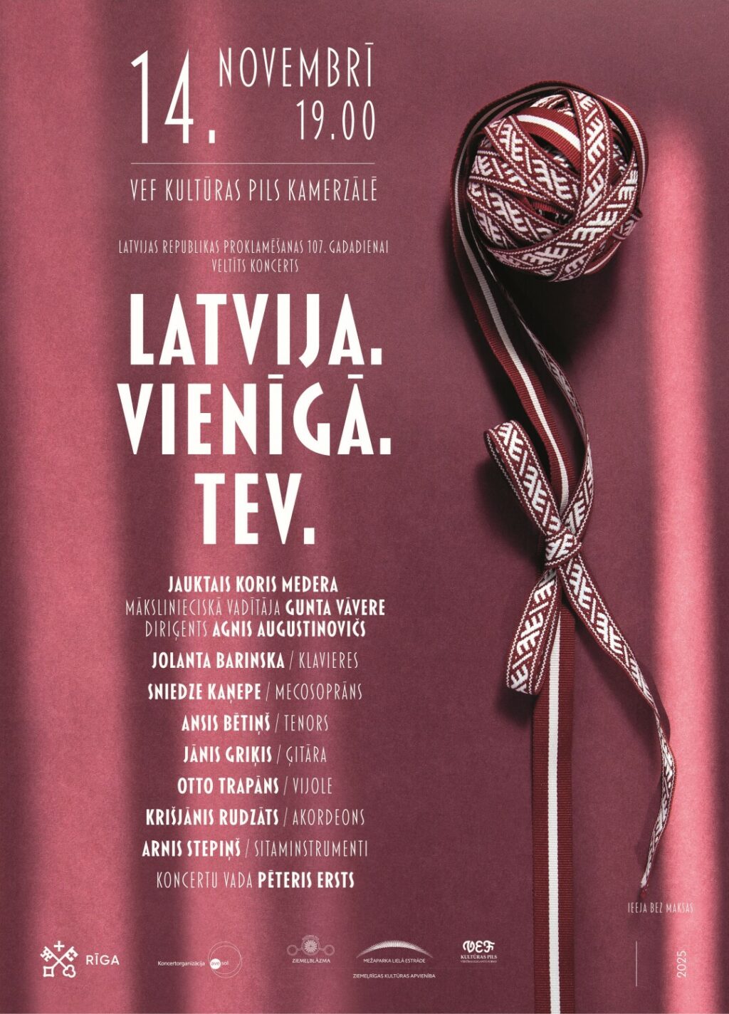 Koncerts “Latvija. Vienīgā. Tev.”