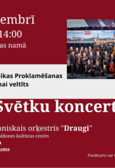 Latvija Republikas Proklamēšanas dienai veltīts koncerts