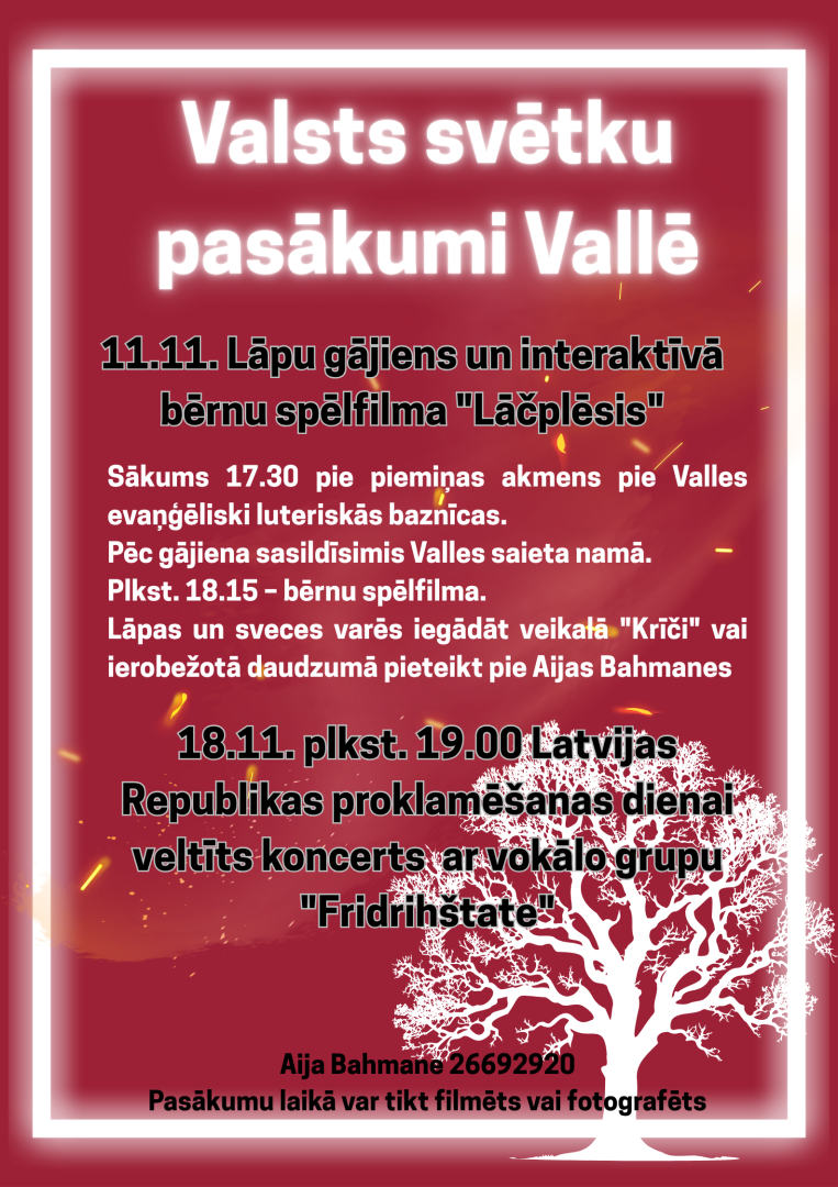 Lāpu gājiens un interaktīva spēlfilma bērniem "Lāčplēsis"