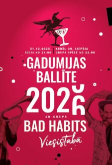 Gadumijas ballīte ar grupu BAD HABITS