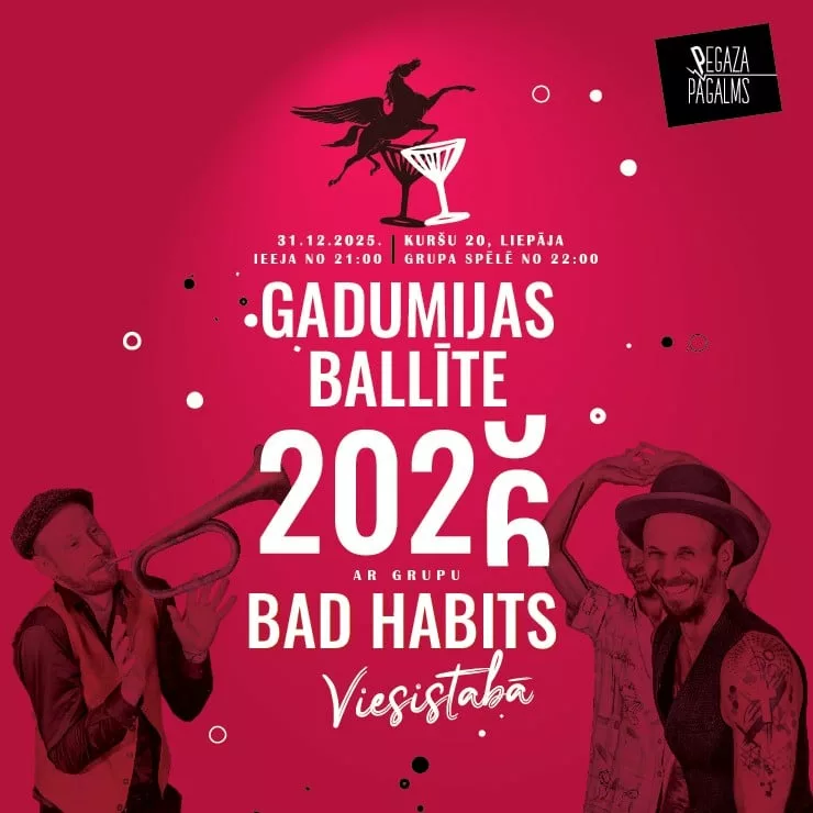 Gadumijas ballīte ar grupu BAD HABITS