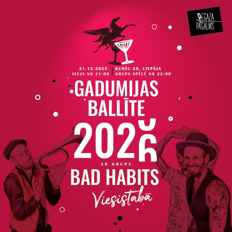 Gadumijas ballīte ar grupu BAD HABITS