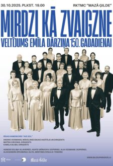 Rīgas kamerkora “Ave Sol” koncerts “Mirdzi kā zvaigzne”