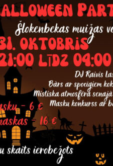 Halovīna ballīte Šlokenbekā