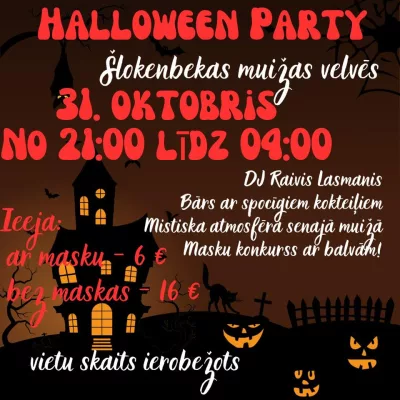 Halovīna ballīte Šlokenbekā