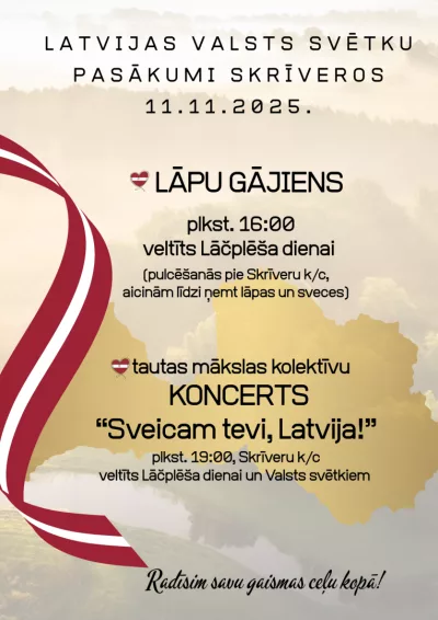 Lāčplēša diena Skrīveros