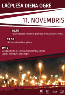 LĀČPLĒŠA DIENA OGRĒ 2025