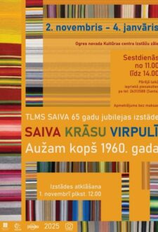 Tautas lietišķās mākslas studijas SAIVA 65 gadu jubilejas izstādes atklāšana