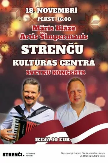 Māris Blāze un Artis Šimpermanis | Valsts svētku koncerts