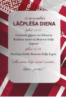 Gaismots gājiens no Kārsavas KN un piemiņas brīdis Bozovas brāļu kapos