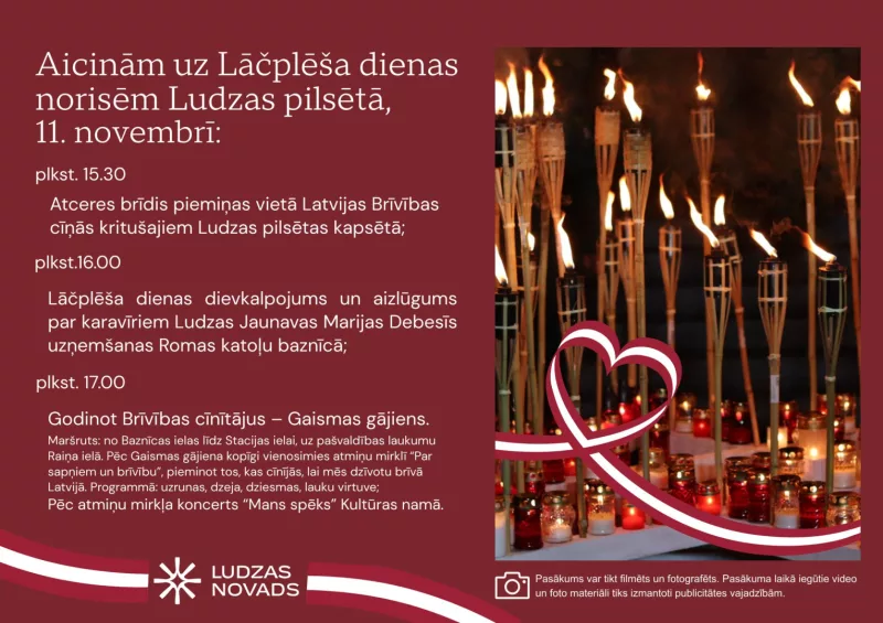 Lāčplēša diena Ludzā | 2025