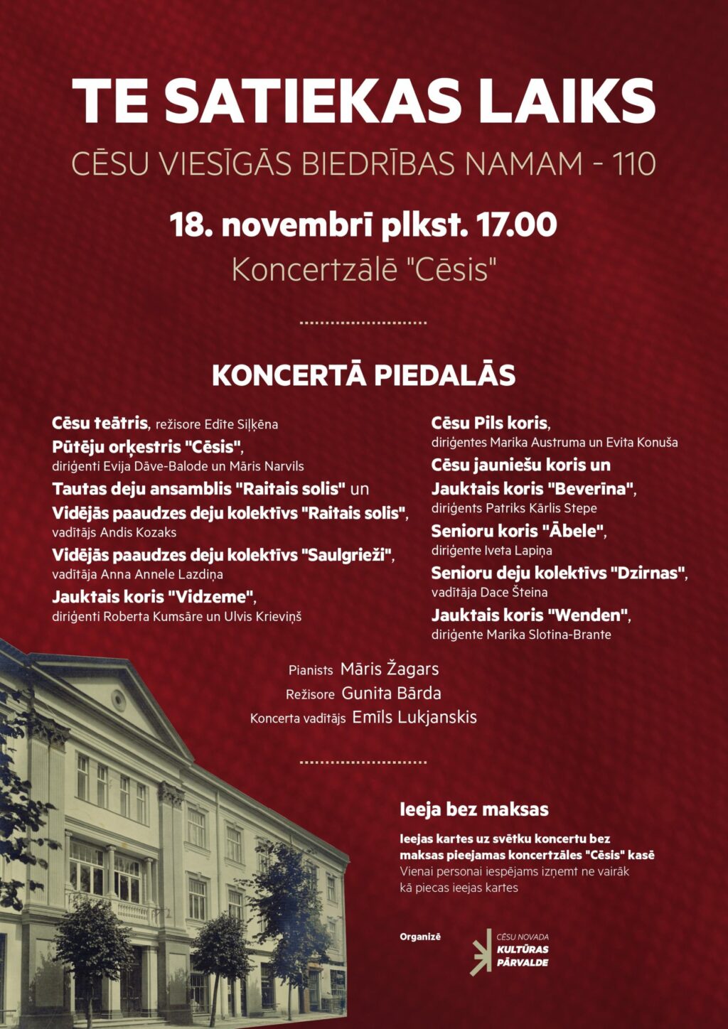 Koncerts “Te satiekas laiks”