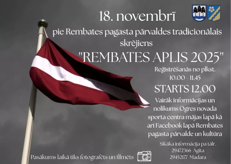 Tradicionālais skrējiens “Rembates aplis 2025”