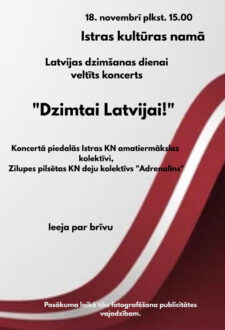 Svētku koncerts “Dzimtai zemei!” Istras KN