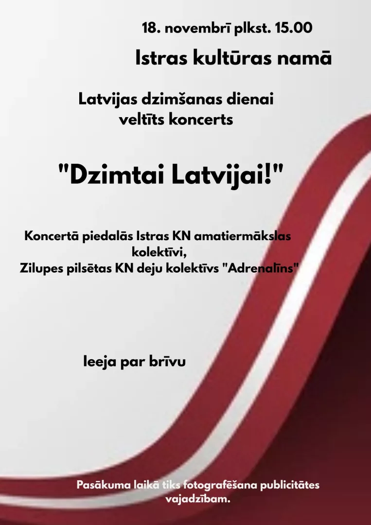 Svētku koncerts “Dzimtai zemei!” Istras KN