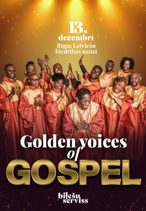 Ziemassvētku koncerts. Golden voices of Gospel.