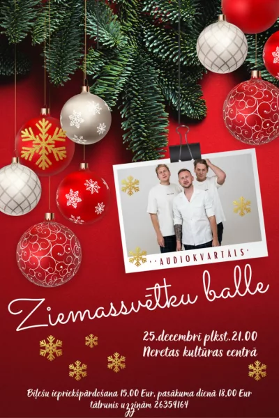 Ziemassvētku balle ar “Audiokvartālu”