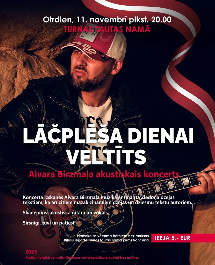 Aivara Birzmaļa koncerts Turnas tautas namā