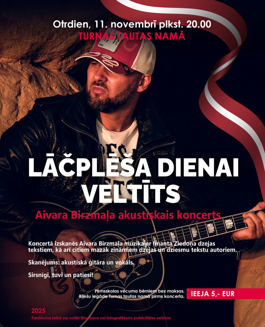 Aivara Birzmaļa koncerts Turnas tautas namā