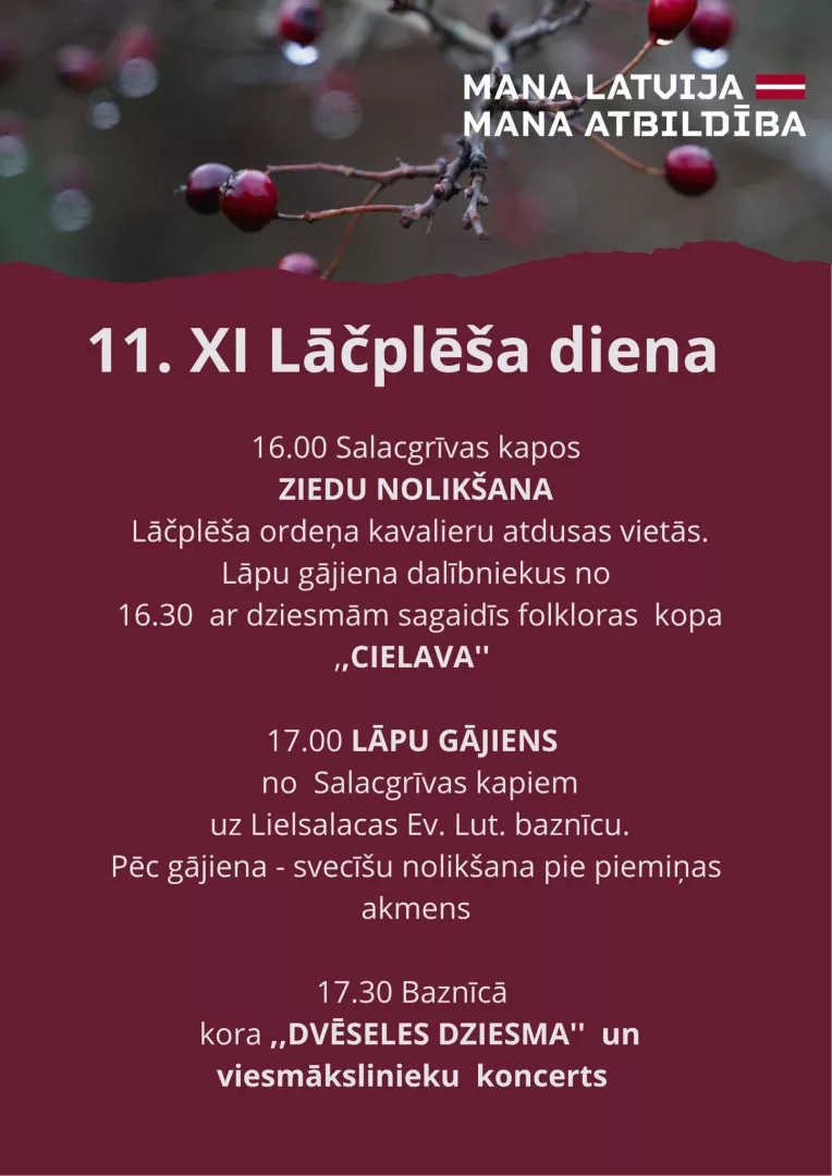 Lāčplēša diena Salacgrīvā